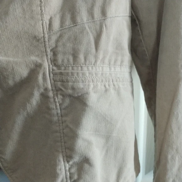 Calvin Klein Jeans Light Tan Corduroy One Button Blazer Jacket SP - Picture 5 of 12